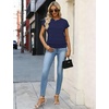 image:imageWIHOLL Womens Lightweight Sweater Spring Summer Fall Outfits Cap Sleeve Hollow Out Knit Fashion Clothing 2026Dark Blue