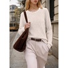 image:imageWIHOLL Womens Long Sleeve Shirts Lightweight Tunic Fall Top Sweaters 202601apricot
