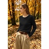 image:imageWIHOLL Womens Long Sleeve Shirts Lightweight Tunic Fall Top Sweaters 202602black