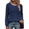 image:imageWIHOLL Womens Long Sleeve Shirts Lightweight Tunic Fall Top Sweaters 202602blue