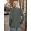 image:imageWIHOLL Womens Long Sleeve Shirts Lightweight Tunic Fall Top Sweaters 202602green