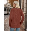 image:imageWIHOLL Womens Long Sleeve Shirts Lightweight Tunic Fall Top Sweaters 202603caramel
