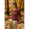 image:imageWIHOLL Womens Long Sleeve Shirts Lightweight Tunic Fall Top Sweaters 202603caramel