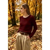 image:imageWIHOLL Womens Long Sleeve Shirts Lightweight Tunic Fall Top Sweaters 202603red