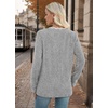 image:imageWIHOLL Womens Long Sleeve Shirts Lightweight Tunic Fall Top Sweaters 202604grey