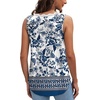 image:imageWIHOLL Womens Loose Fit V Neck Lace Sleeveless Summer Tank Top3floral Ethnic
