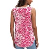 image:imageWIHOLL Womens Loose Fit V Neck Lace Sleeveless Summer Tank TopUpink Leopard
