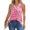 image:imageWIHOLL Womens Loose Fit V Neck Lace Sleeveless Summer Tank TopUpink Leopard