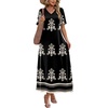 image:imageWIHOLL Womens Maxi Dresses V Neck Vacation Beach Sundresses Floral Travel Summer DressFloral Boho 2