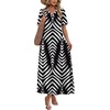 image:imageWIHOLL Womens Maxi Dresses V Neck Vacation Beach Sundresses Floral Travel Summer DressFloral Boho 4