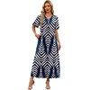 image:imageWIHOLL Womens Maxi Dresses V Neck Vacation Beach Sundresses Floral Travel Summer DressFloral Boho 5