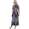 image:imageWIHOLL Womens Maxi Dresses V Neck Vacation Beach Sundresses Floral Travel Summer DressFloral Boho 5