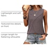 image:imageWIHOLL Womens Sleeveless Summer Crewneck Loose Fit Tank TopsGrey Purple