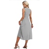 image:imageWIHOLL Womens Summer Dresses Maxi Dress Vacation Beach Sundresses 2026 with PocketsFloral Black Striped