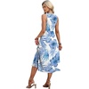 image:imageWIHOLL Womens Summer Dresses Maxi Dress Vacation Beach Sundresses 2026 with PocketsFloral Blue Leaves