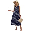 image:imageWIHOLL Womens Summer Dresses Maxi Dress Vacation Beach Sundresses 2026 with PocketsFloral Boho 5