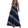 image:imageWIHOLL Womens Summer Dresses Maxi Dress Vacation Beach Sundresses 2026 with PocketsFloral Boho 5