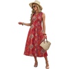 image:imageWIHOLL Womens Summer Dresses Maxi Dress Vacation Beach Sundresses 2026 with PocketsFloral Boho1