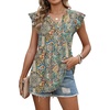 image:imageWIHOLL Womens Summer Tops 2026 Babydoll Shirts Ruffle Sleeve Spring Outfits Dressy Casual BlousesBoho