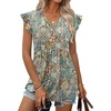 image:imageWIHOLL Womens Summer Tops 2026 Babydoll Shirts Ruffle Sleeve Spring Outfits Dressy Casual BlousesBoho