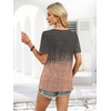image:imageWIHOLL Womens Summer Tops Short Sleeve Shirts Square Neck Spring Outfits 2026 Fashion Clothing BlousesPattern 1