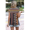 image:imageWIHOLL Womens Summer Tops Trendy 2026 Lace Crochet Cap Short Sleeve Shirts Crew Neck T Shirts Casual Loose BlousesStripes