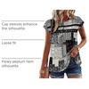 image:imageWIHOLL Womens Summer Tops Trendy 2026 Lace Crochet Cap Short Sleeve Shirts Crew Neck T Shirts Casual Loose BlousesThe Floral Pattern