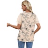 image:imageWIHOLL Womens Summer Tops Trendy Ruffle Sleeve Shirts Casual Chiffon Blouses Beach Vacation Clothes2vintage Floral