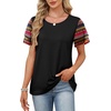 image:imageWIHOLL Womens Summer Tops Trendy Ruffle Sleeve Shirts Casual Chiffon Blouses Beach Vacation ClothesVintage Boho