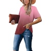image:imageWIHOLL Womens Tops Casual Short Sleeve V Neck Summer T Shirts Fashion Spring Clothes1ombrered