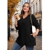 image:imageWIHOLL Womens Tops Fall Fahion 2025 Long Sleeve Shirts Casual Lightweight Tunic Sweaters Fashion Winter Clothing0black