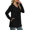 image:imageWIHOLL Womens Tops Fall Fahion 2025 Long Sleeve Shirts Casual Lightweight Tunic Sweaters Fashion Winter Clothing0black