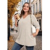image:imageWIHOLL Womens Tops Fall Fahion 2025 Long Sleeve Shirts Casual Lightweight Tunic Sweaters Fashion Winter Clothing2khaki