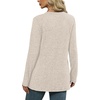 image:imageWIHOLL Womens Tops Fall Fahion 2025 Long Sleeve Shirts Casual Lightweight Tunic Sweaters Fashion Winter Clothing2khaki