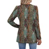 image:imageWIHOLL Womens Tops Long Sleeve Fall Shirts Babydoll Peplum Tops for Women V Neck Tunic Dressy Casual BlousesEthnic