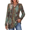 image:imageWIHOLL Womens Tops Long Sleeve Fall Shirts Babydoll Peplum Tops for Women V Neck Tunic Dressy Casual BlousesEthnic