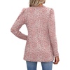 image:imageWIHOLL Womens Tops Long Sleeve Fall Shirts Babydoll Peplum Tops for Women V Neck Tunic Dressy Casual BlousesPink Dots