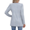 image:imageWIHOLL Womens Tops Long Sleeve Fall Shirts Babydoll Peplum Tops for Women V Neck Tunic Dressy Casual BlousesStriped Blue