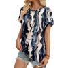 image:imageWIHOLL Womens Tops Short Sleeve Shirts Summer Outfits 2026 Spring Dressy Casual Clothes ClothingDye Tie