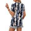 image:imageWIHOLL Womens Tops Short Sleeve Shirts Summer Outfits 2026 Spring Dressy Casual Clothes ClothingDye Tie