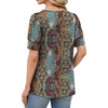 image:imageWIHOLL Womens Tops Summer Short Sleeve Shirts Square Neck Spring Outfits 2026 Fashion Clothing BlousesBoho