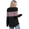 image:imageWIHOLL Womens Waffle Knit Tunic Tops Fall Long Sleeve Shirts Curved HemZbblacklotus Purple