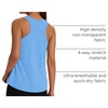 image:imageWIHOLL Womens Workout Tank Tops Sleeveless Athletic Racerback for Gym Yoga Running  Summer Fitness Tops Scoop Neck SXXLBlue