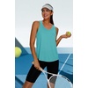 image:imageWIHOLL Womens Workout Tank Tops Sleeveless Athletic Racerback for Gym Yoga Running  Summer Fitness Tops Scoop Neck SXXLBlue Green