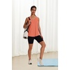 image:imageWIHOLL Womens Workout Tank Tops Sleeveless Athletic Racerback for Gym Yoga Running  Summer Fitness Tops Scoop Neck SXXLOrange
