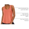 image:imageWIHOLL Womens Workout Tank Tops Sleeveless Athletic Racerback for Gym Yoga Running  Summer Fitness Tops Scoop Neck SXXLOrange
