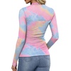 image:imageWomens Sexy Mesh Long Sleeve Shirts Fashion Clothing Turtle Necks Sheer Ruched Going Out Tops Fall Outfits Slim Fit BlousesDtiedye1
