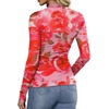 image:imageWomens Sexy Mesh Long Sleeve Shirts Fashion Clothing Turtle Necks Sheer Ruched Going Out Tops Fall Outfits Slim Fit BlousesDtiedye2