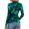 image:imageWomens Sexy Mesh Long Sleeve Shirts Fashion Clothing Turtle Necks Sheer Ruched Going Out Tops Fall Outfits Slim Fit BlousesDtiedye3