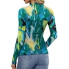 image:imageWomens Sexy Mesh Long Sleeve Shirts Fashion Clothing Turtle Necks Sheer Ruched Going Out Tops Fall Outfits Slim Fit BlousesDtiedye4